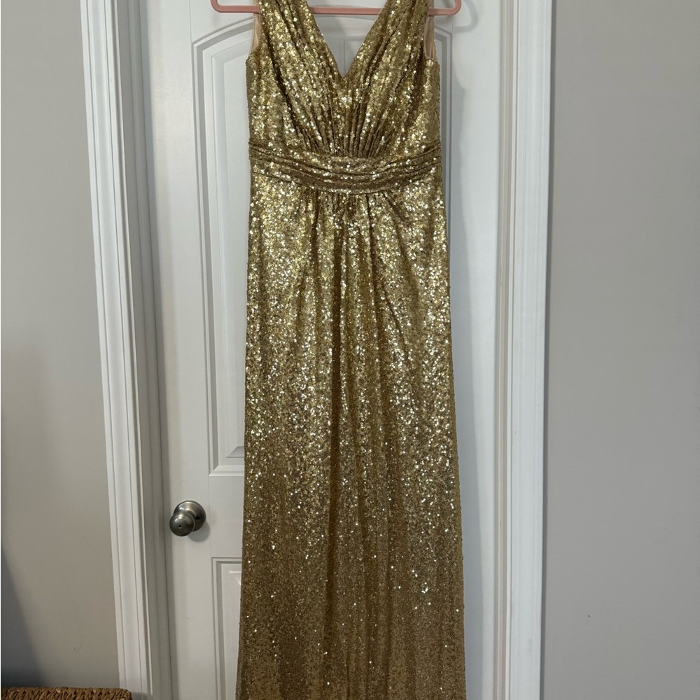 Revelry Gold Sequin Dress